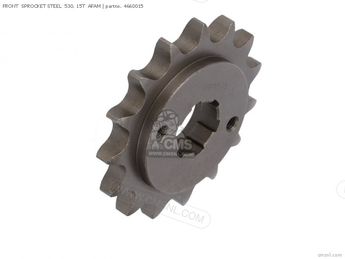 AFAM FRONT SPROCKET STEEL 530, 15T 4660015 AFAM FRONT SPROCKET STEEL 530, 15T 4660015