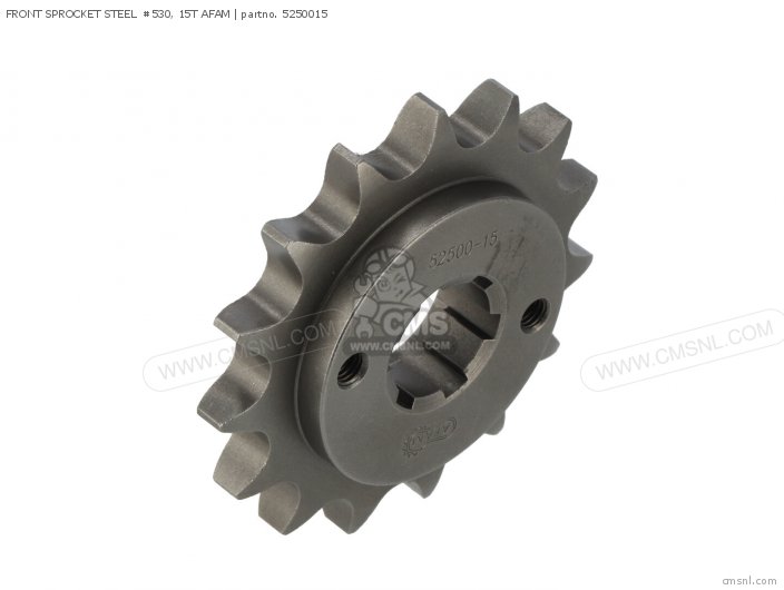 AFAM FRONT SPROCKET STEEL 530, 15T 5250015 AFAM FRONT SPROCKET STEEL 530, 15T 5250015