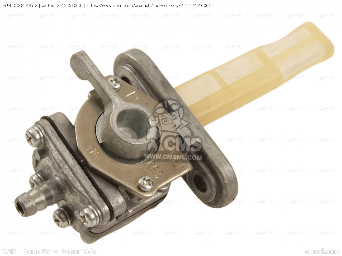 2F12451000: Fuel Cock Assy 2 Yamaha - buy the 2F1-24510-00 at CMSNL