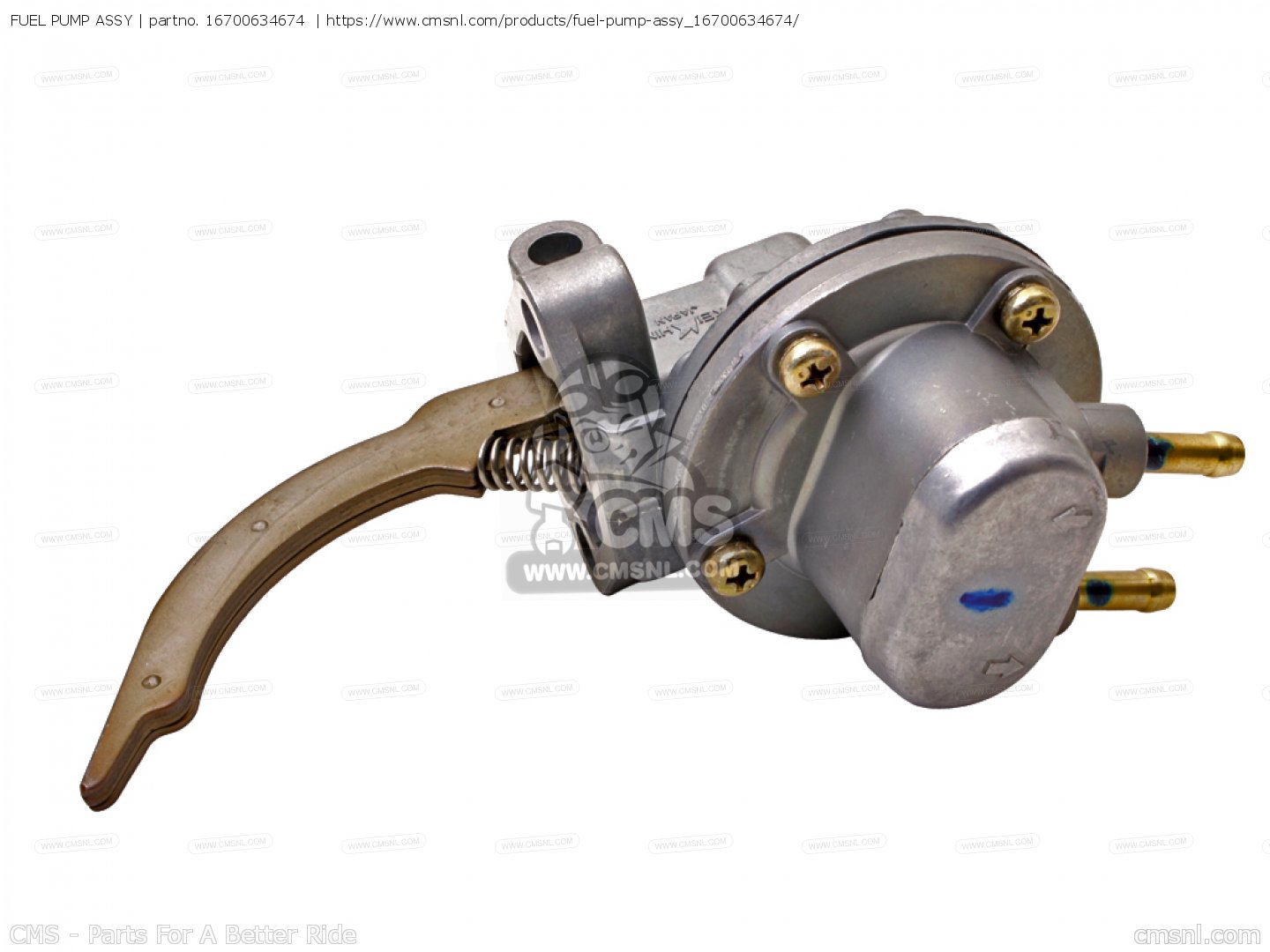 16700634674: FUEL PUMP ASSY Honda - buy the 16700-634-674 at CMSNL