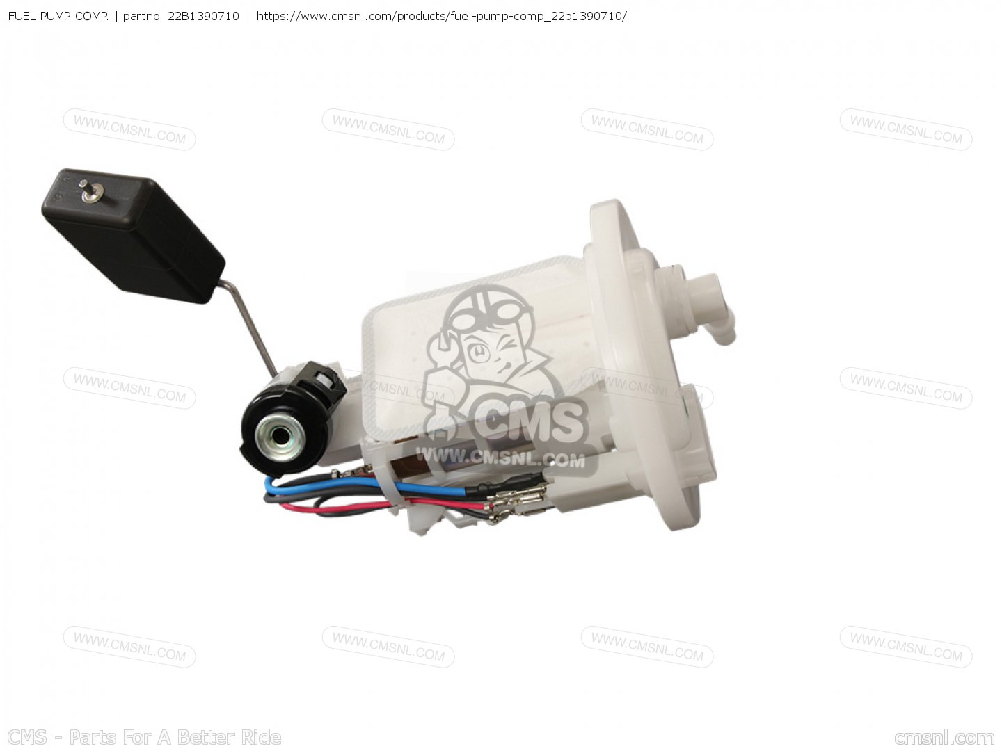 22B1390710: FUEL PUMP COMP. Yamaha - buy the 22B-13907-10-00