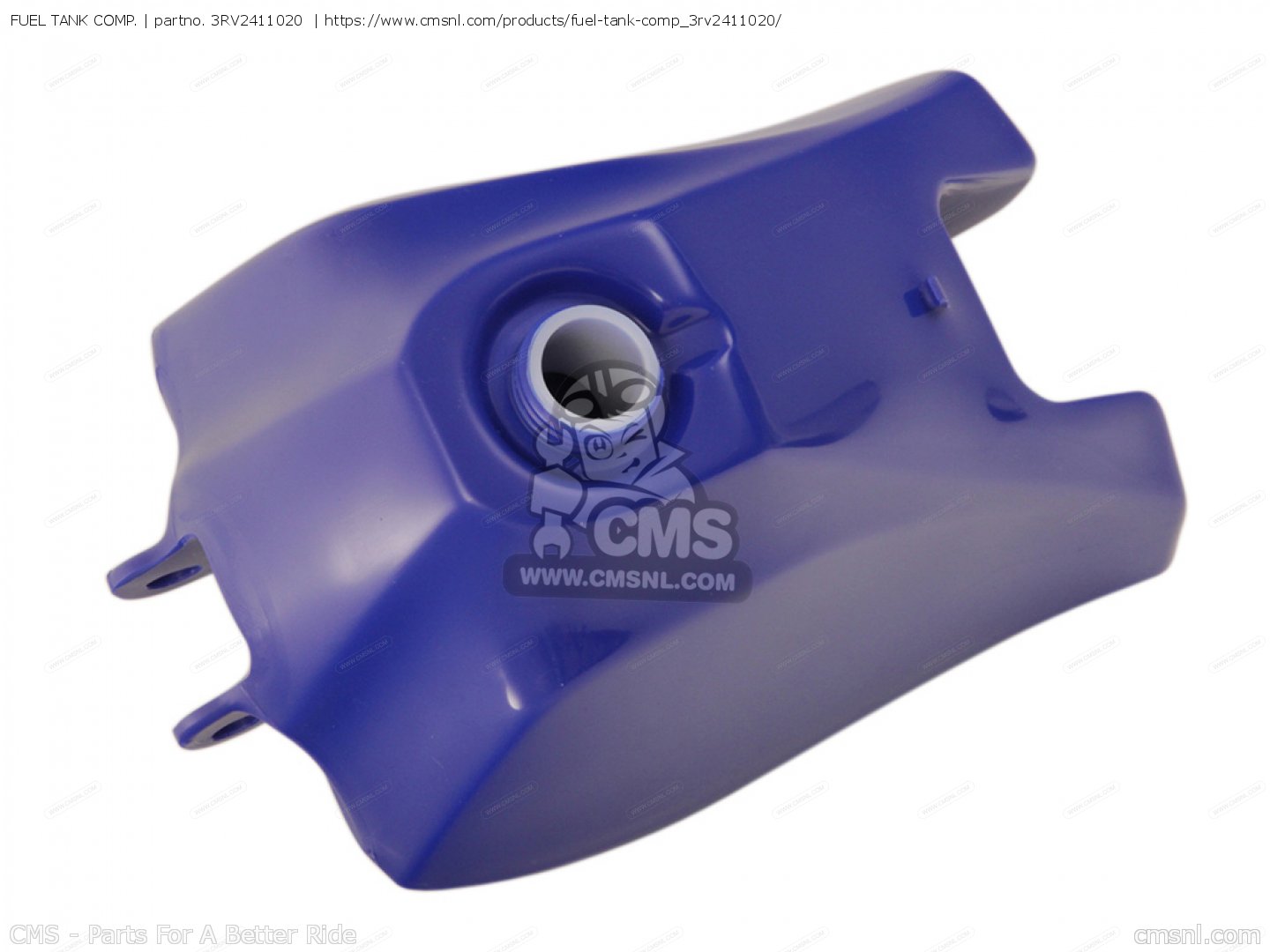Replacement Fuel Gas Tank For Yamaha YZ85 Pit Dirt Bike 2002-2018 - OEM 5PA-24110-30-00, Lightweight Shockproof Plastic