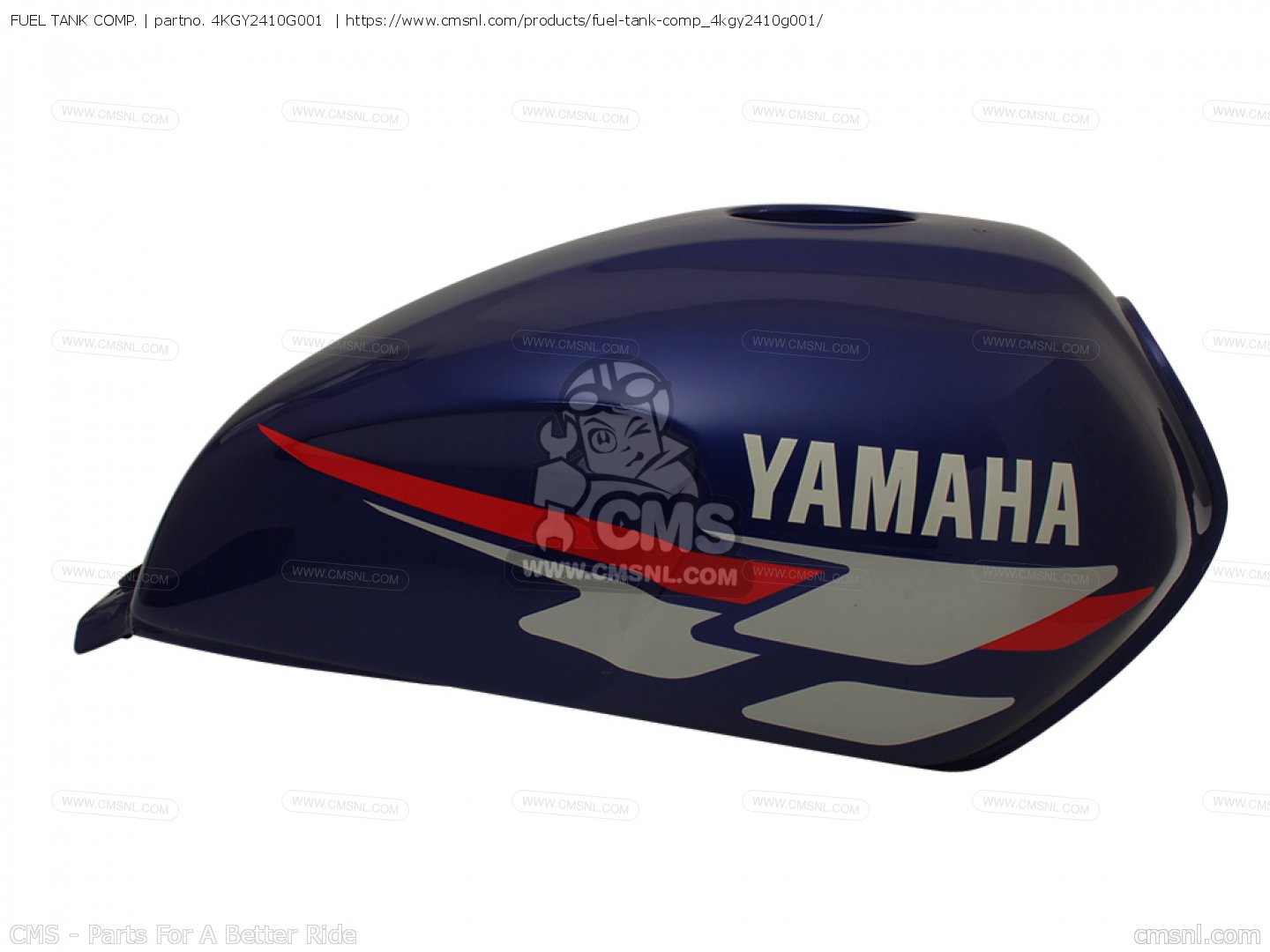 4KGY2410G001: Fuel Tank Comp. Yamaha - buy the 4KG-Y2410-G0-01 at CMSNL