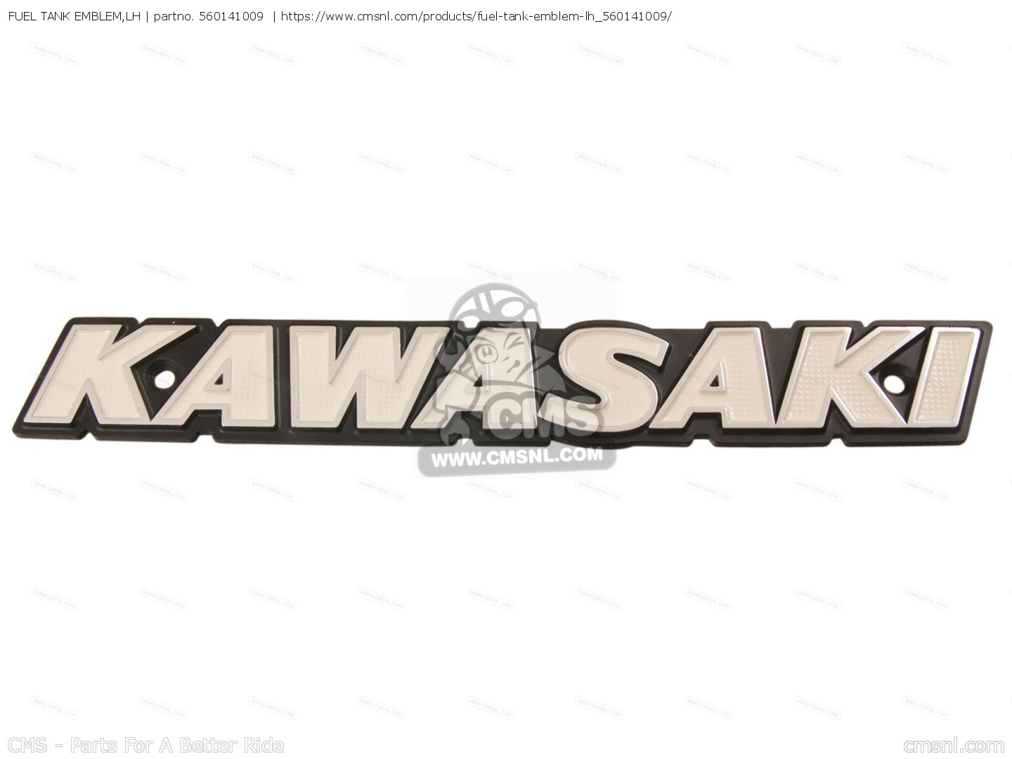 560141009 Fuel Tank Emblem,lh Kawasaki buy the 560141009 at CMSNL
