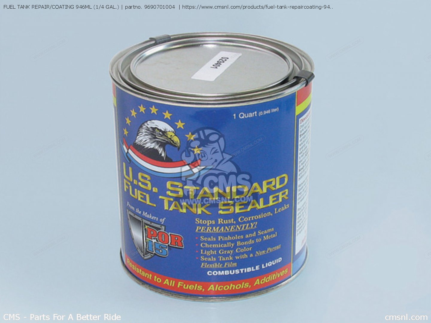 9690701004 Fuel Tank Repair/coating 946ml (1/4 Gal.) Kitaco buy the