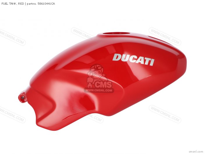 Ducati FUEL TANK, RED 58610441CA
