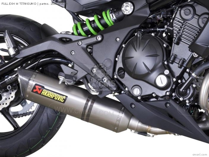 Kawasaki FULL EXH W TITANIUM D 258EXP0074