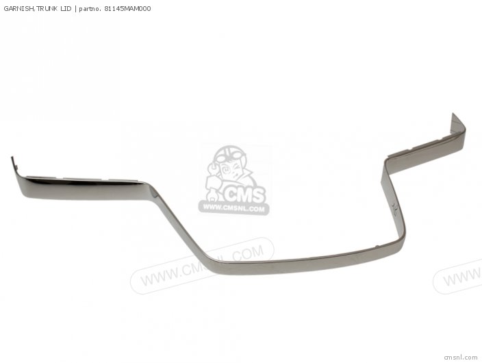 81145MAM000 Garnish,trunk Lid Honda buy the 81145MAM000 at CMSNL