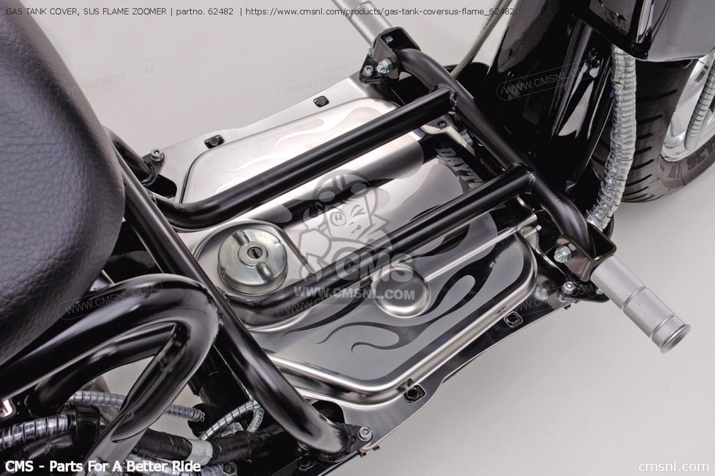 62482 Gas Tank Cover, Sus Flame Zoomer Daytona buy the 62482 at CMSNL