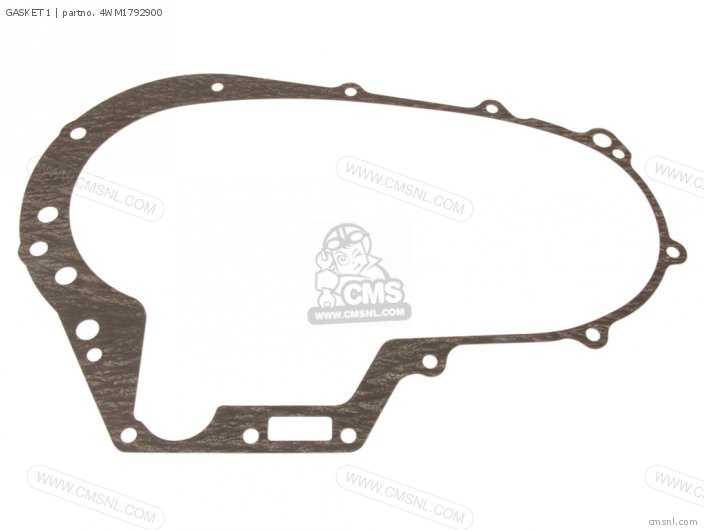4WM1792900 Gasket 1 (nas) Yamaha buy the 4WM179290000 at CMSNL