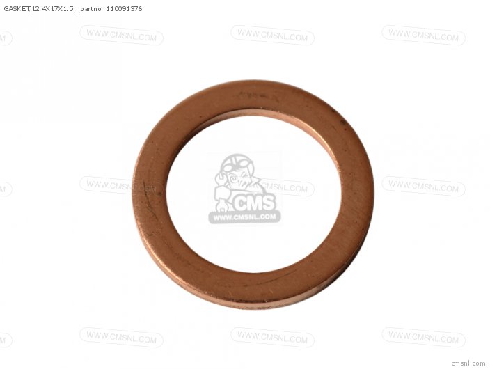 Kawasaki GASKET,12.4X17X1.5 (NAS) 110091376 Kawasaki GASKET,12.4X17X1.5 (NAS) 110091376