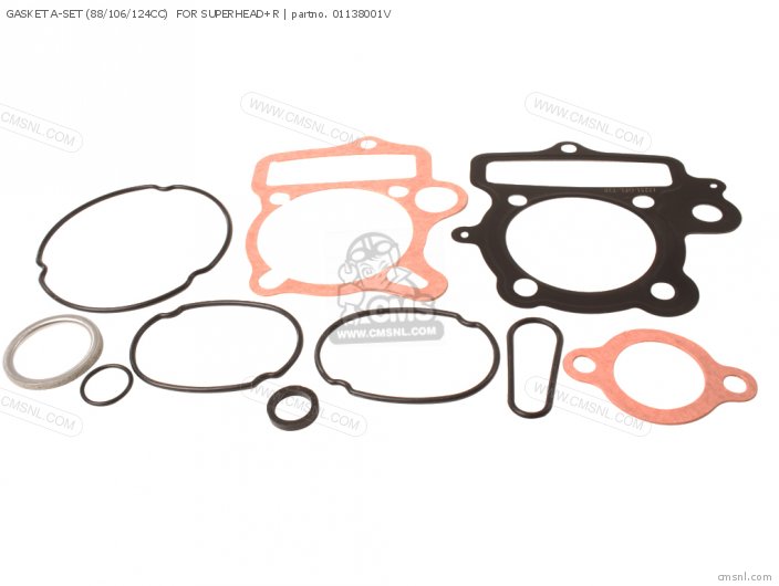 Takegawa GASKET A-SET (88/106/124CC)  FOR SUPERHEAD+R 01138001V