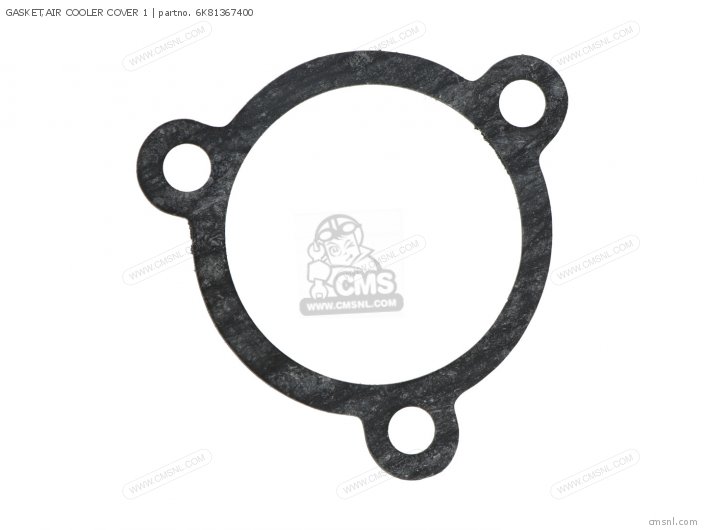 6K8-13674-00 Gasket,Air Cooler Cover 1, 6K81367400 Yamaha - WR500H ...