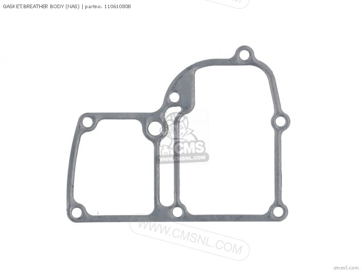 Kawasaki GASKET,BREATHER BODY (NAS) 110610808