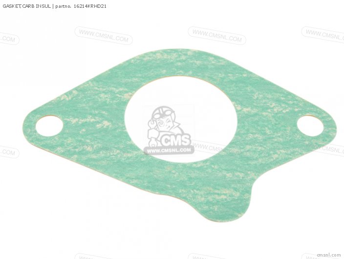 Honda GASKET,CARB INSUL 16214KRHD21 Honda GASKET,CARB INSUL 16214KRHD21