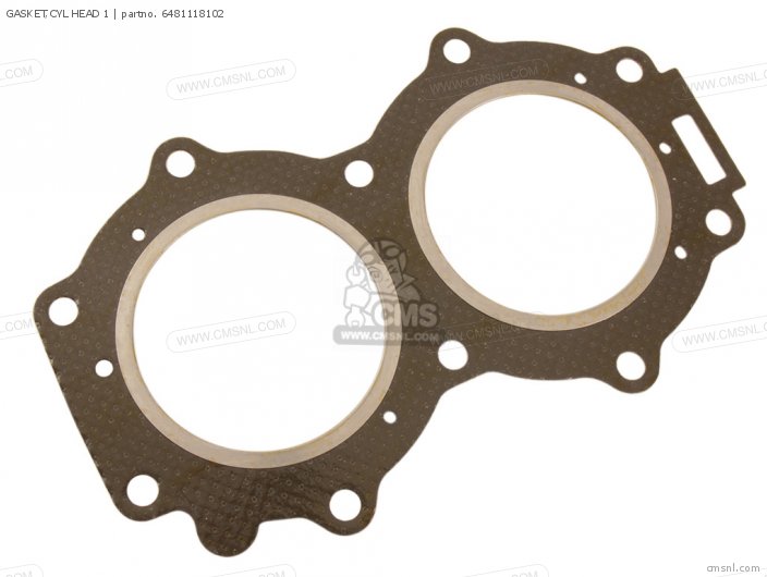 Yamaha GASKET,CYL HEAD 1 (MCA) 6481118102