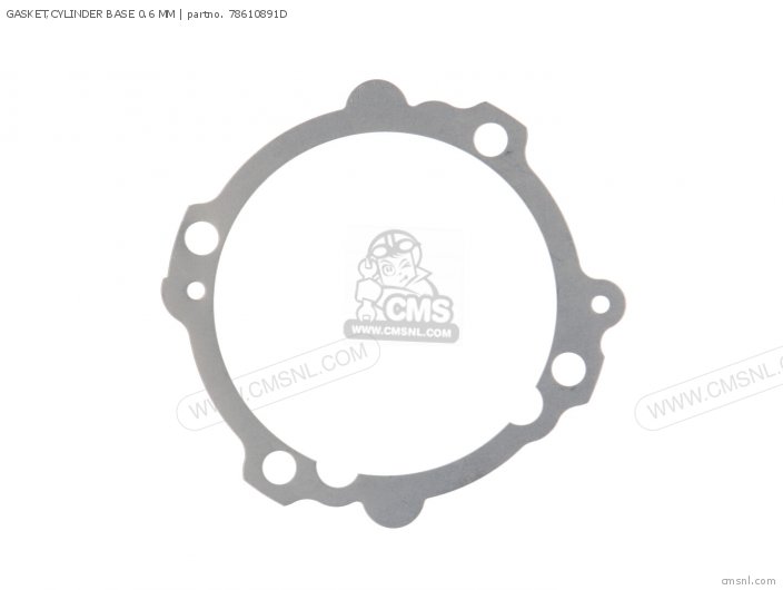 Ducati GASKET,CYLINDER BASE 0.6 MM 78610891D