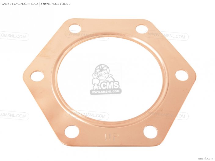 Yamaha GASKET CYLINDER HEAD (NAS) 43G1118101
