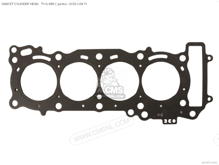 Yamaha GASKET CYLINDER HEAD,  T=0.40M (NAS) 2C01118171