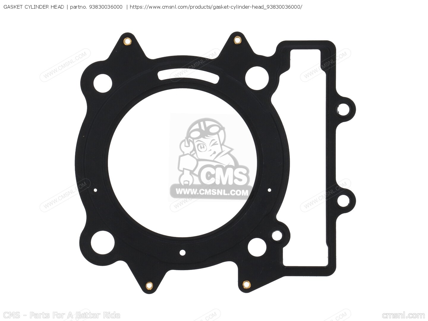 93830036000: GASKET CYLINDER HEAD KTM - buy the 93830036000 at CMSNL