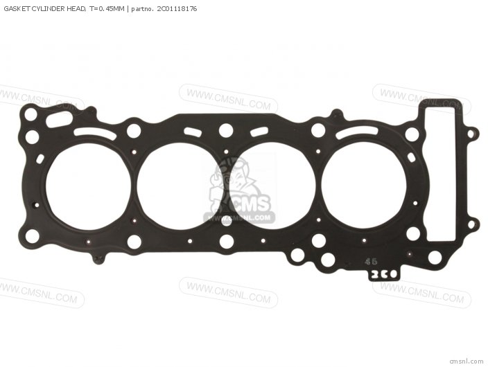 Yamaha GASKET CYLINDER HEAD, T=0.45MM (NAS) 2C01118176