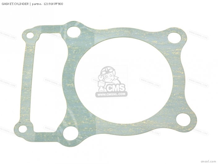 Honda GASKET,CYLINDER (NAS) 12191KPF900 Honda GASKET,CYLINDER (NAS) 12191KPF900
