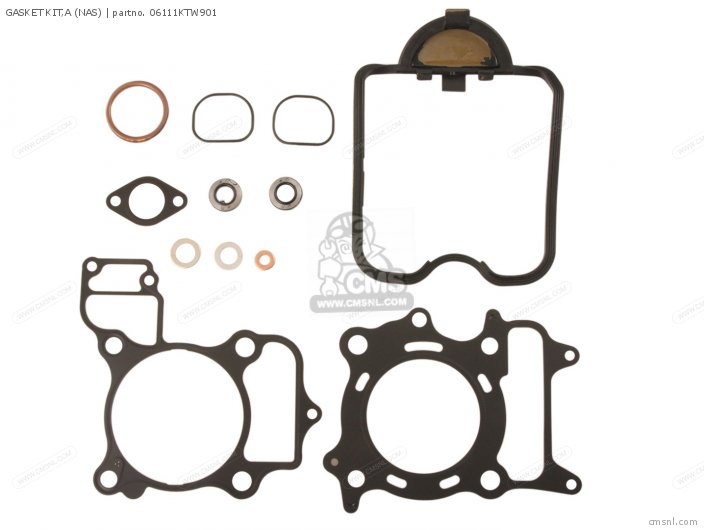 Honda GASKET KIT,A (NAS) 06111KTW901 Honda GASKET KIT,A (NAS) 06111KTW901