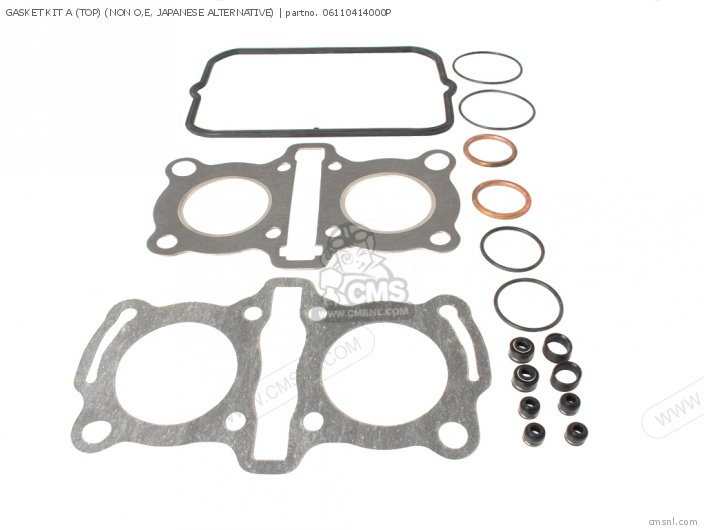 GASKET KIT A (TOP) (NON O,E, JAPANESE ALTERNATIVE) GASKET KIT A (TOP) (NON O,E, JAPANESE ALTERNATIVE)