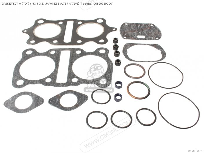 Honda GASKET KIT A (TOP) (NON O,E, JAPANESE ALTERNATIVE) (NAS) 06110369000P