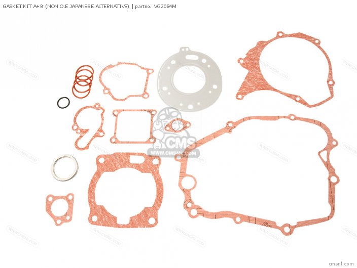 Yamaha GASKET KIT A+B (NON O.E JAPANESE ALTERNATIVE) (NAS) VG2084M