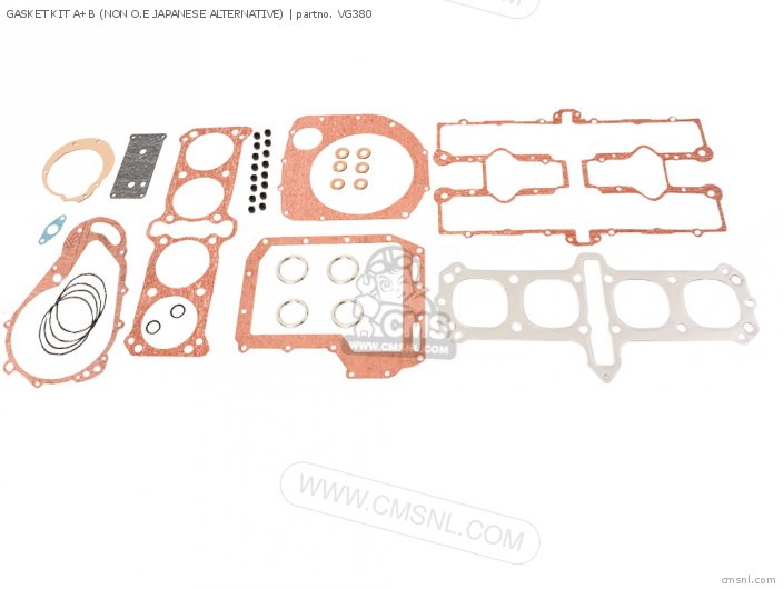 Suzuki GASKET KIT A+B (NON O.E JAPANESE ALTERNATIVE) (NAS) VG380