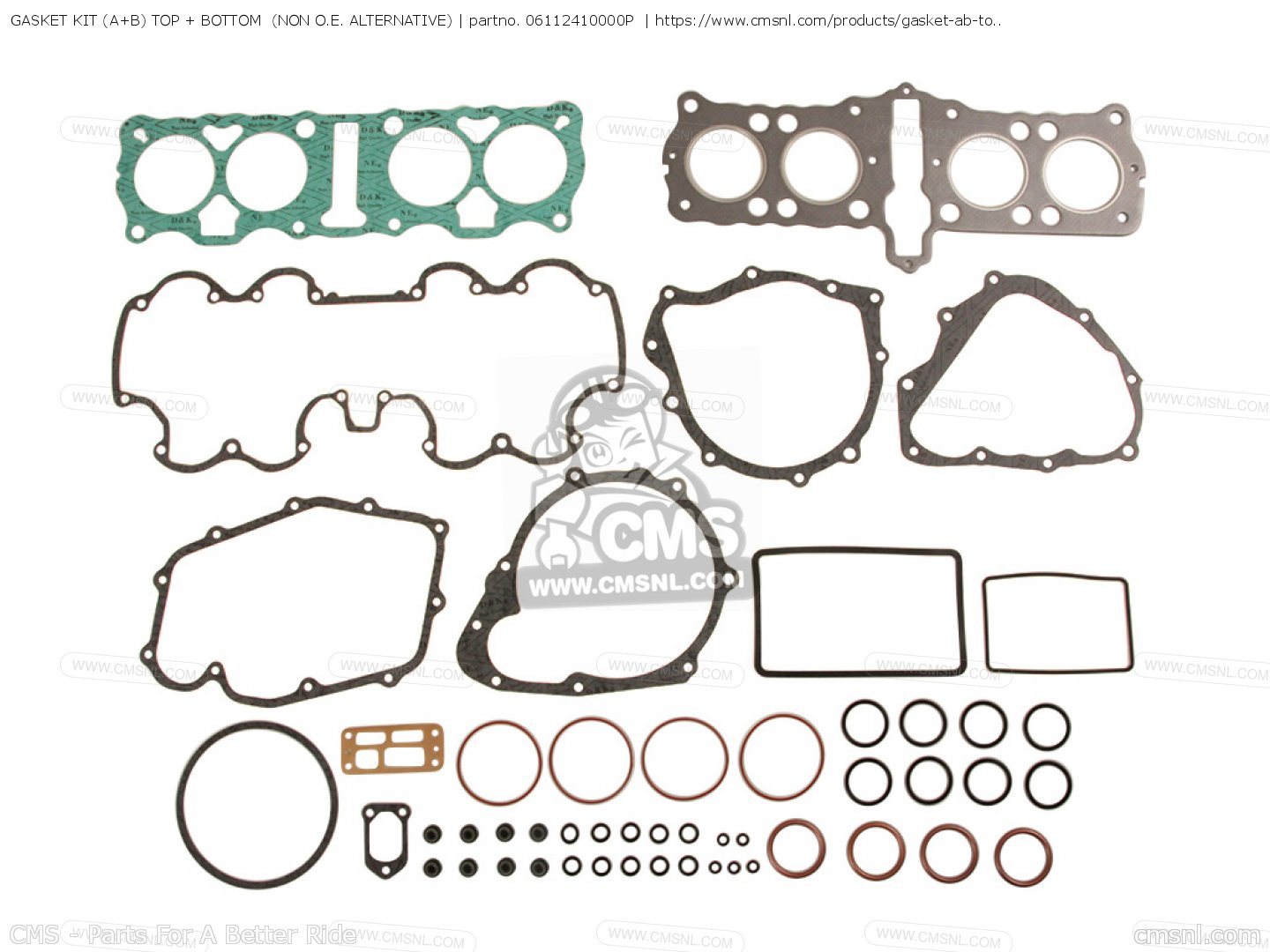 GASKET KIT (A+B) TOP + BOTTOM (NAS) (NON O.E. ALTERNATIVE) for CB750K5