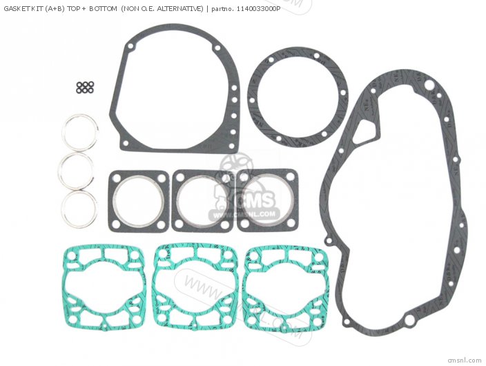 Suzuki GASKET KIT (A+B) TOP + BOTTOM (NAS) (NON O.E. ALTERNATIVE) 1140033000P