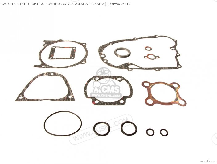 Yamaha GASKET KIT (A+B) TOP + BOTTOM (NON O.E. JAPANESE ALTERNATI (MCA) 24016