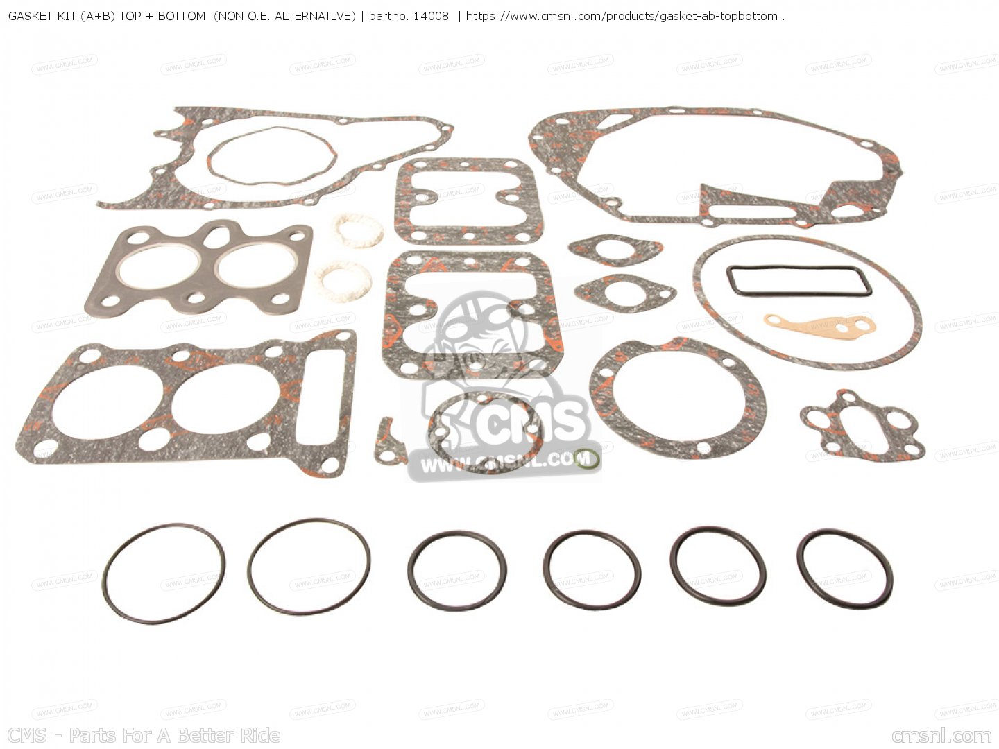 14008 Gasket Kit (a+b) Top + Bottom (mca) Honda buy the 14008 at CMSNL