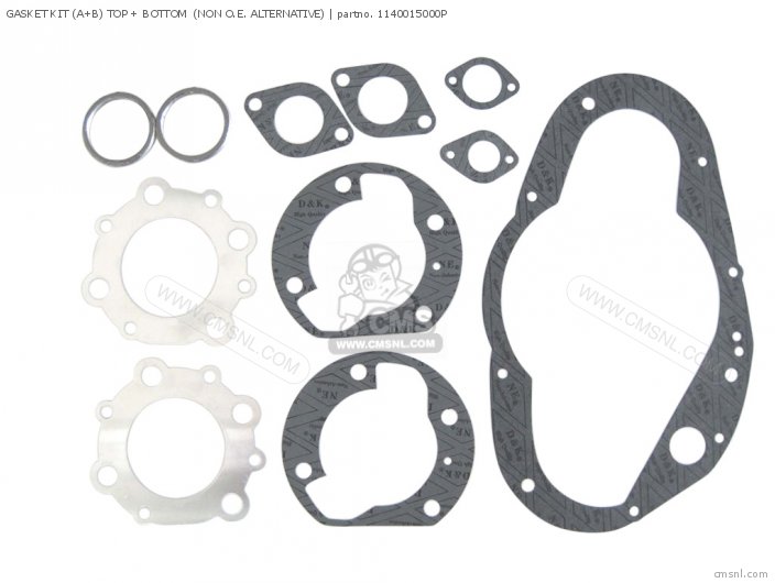 Suzuki GASKET KIT (A+B) TOP + BOTTOM  (NAS) (NON O.E. ALTERNATIVE) 1140015000P