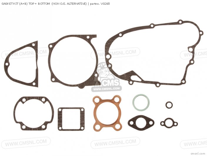 Yamaha GASKET KIT (A+B) TOP + BOTTOM  (NON O.E. JAPANESE ALTERNAT (NAS) VG265