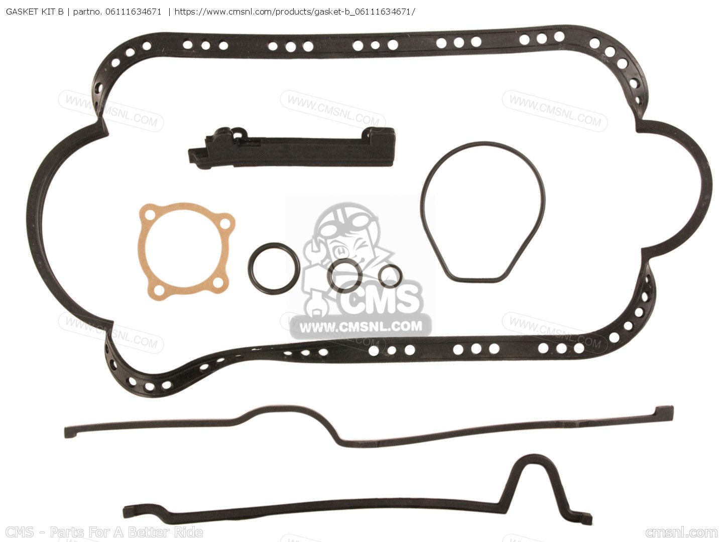 06111634671: Gasket Kit B Honda - Buy The 06111-634-671 At CMSNL