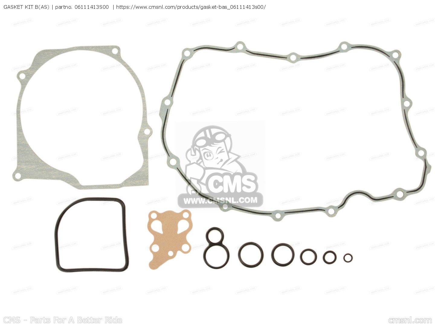 06111413S00 Gasket Kit B(as) (nas) Honda buy the 06111413S00 at CMSNL