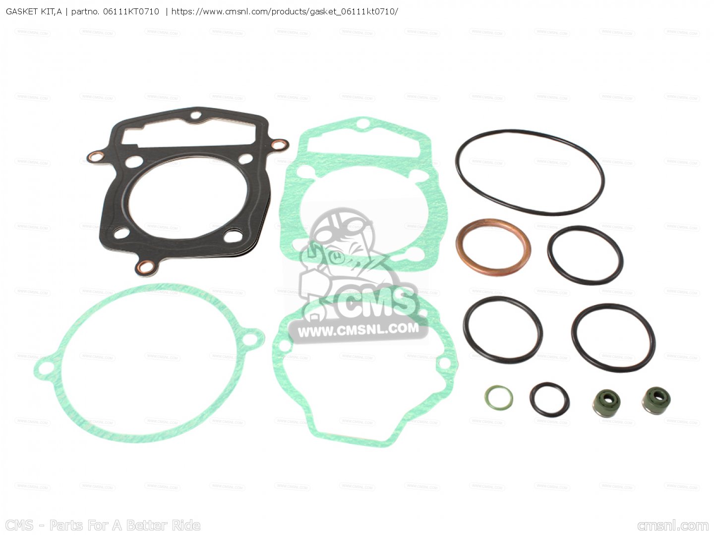 GASKET KIT,A (NAS) for XR200R 1995 (S) CANADA / REF order at CMSNL