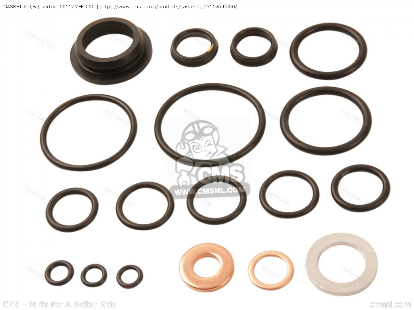 06112MFFD00 Gasket Kit,b (nas) Honda buy the 06112MFFD00 at CMSNL