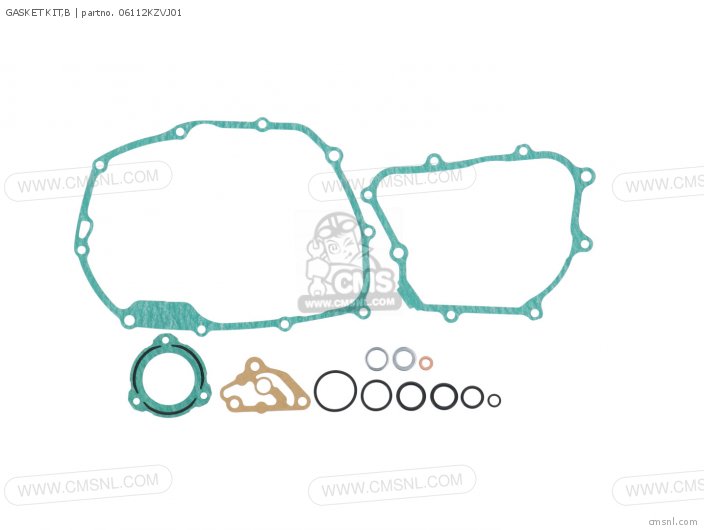 06112KZVJ01: Gasket Kit,b Honda - Buy The 06112-KZV-J01 At CMSNL