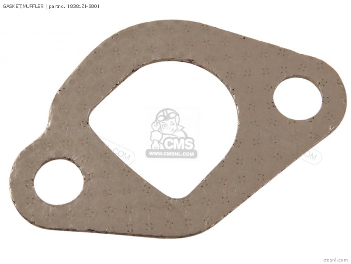 Honda GASKET,MUFFLER (NAS) 18381ZH8801