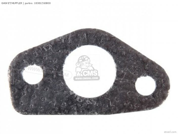 Honda GASKET,MUFFLER 18381ZG0800