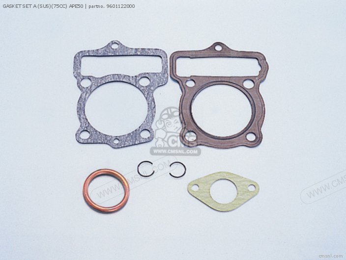 Kitaco GASKET SET A (SUS)(75CC) APE50 9601122000