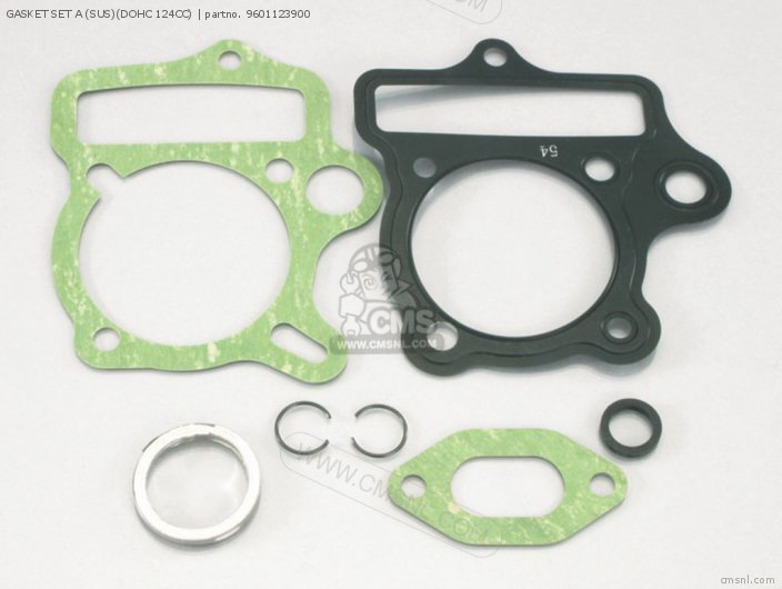 Kitaco GASKET SET A (SUS)(DOHC 124CC) 9601123900