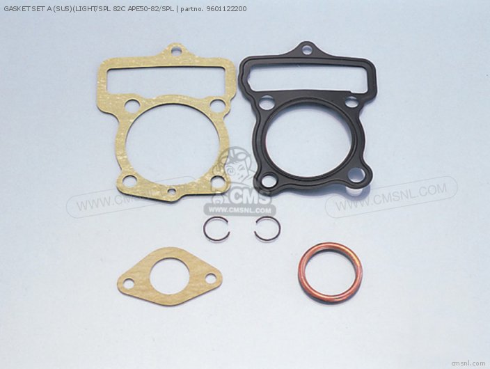 Kitaco GASKET SET A (SUS)(LIGHT/SPL 82C APE50-82/SPL 9601122200