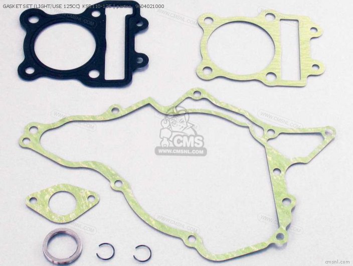 Kitaco GASKET SET (LIGHT/USE 125CC) KSR110-125 9604021000