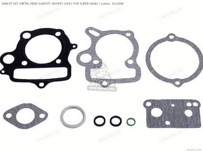 Takegawa GASKET SET (METAL HEAD GASKET) MONKEY (ONLY FOR SUPER HEAD) 0113046