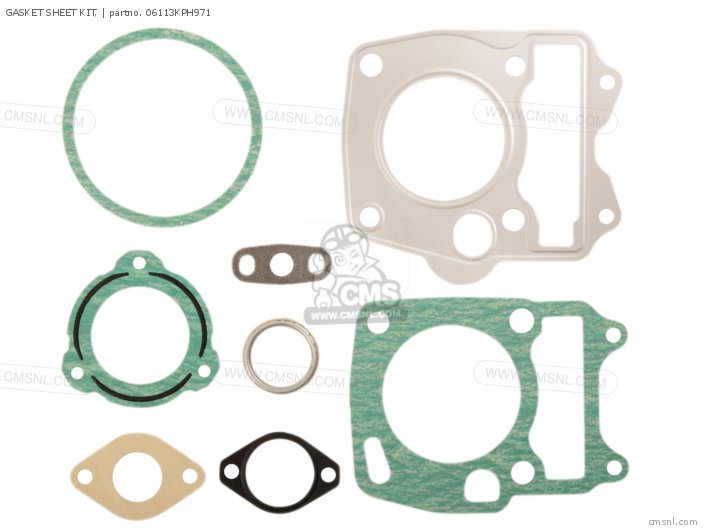 Honda GASKET SHEET KIT, (NAS) 06113KPH971